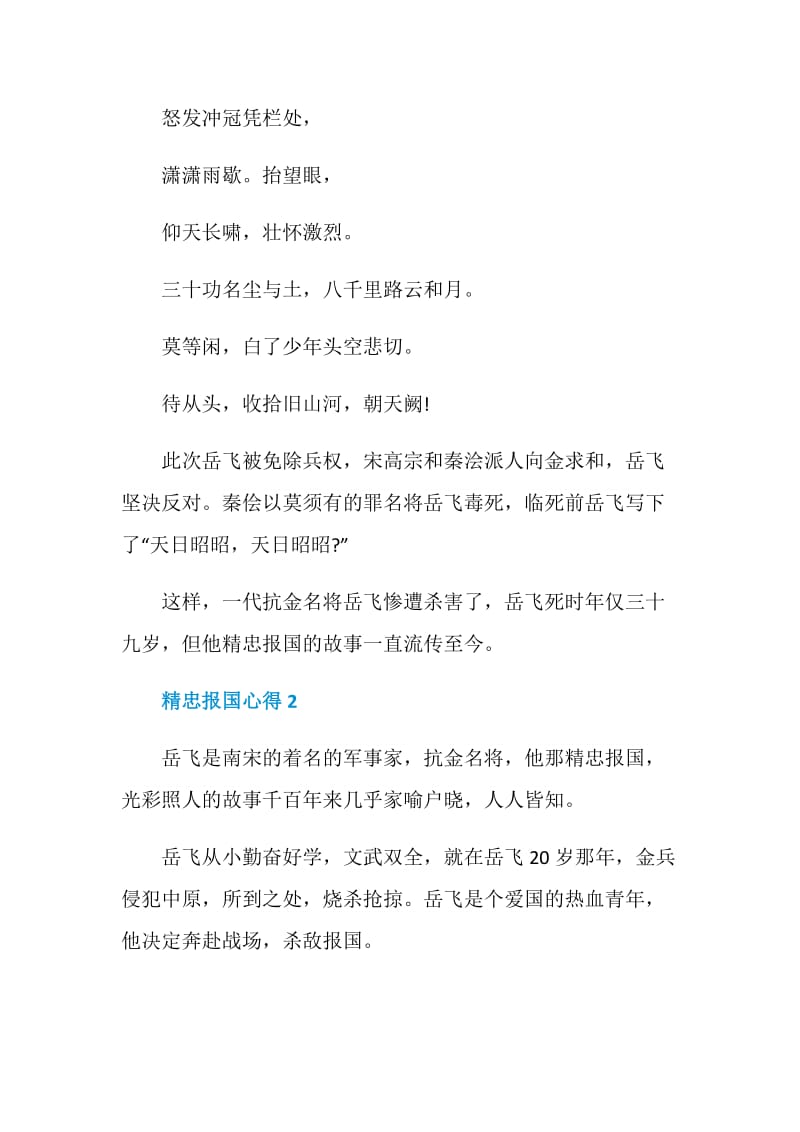 精忠报国心得总结600字.doc_第2页