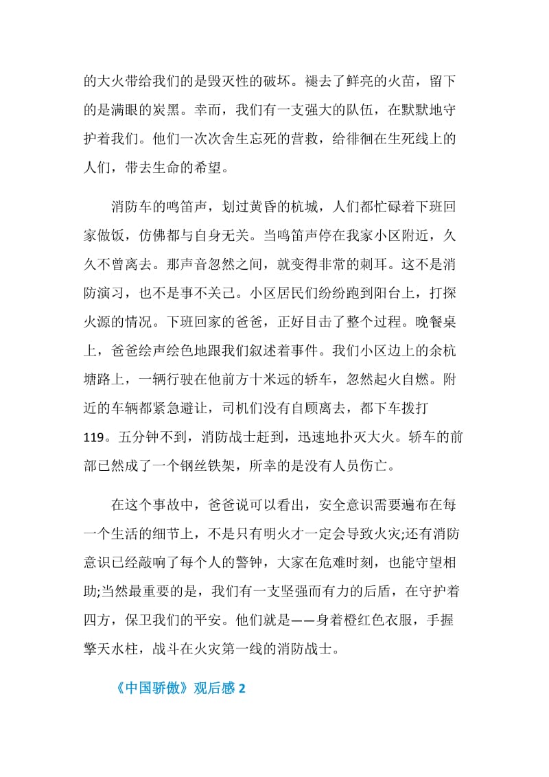 《中国骄傲》观后感800字.doc_第2页
