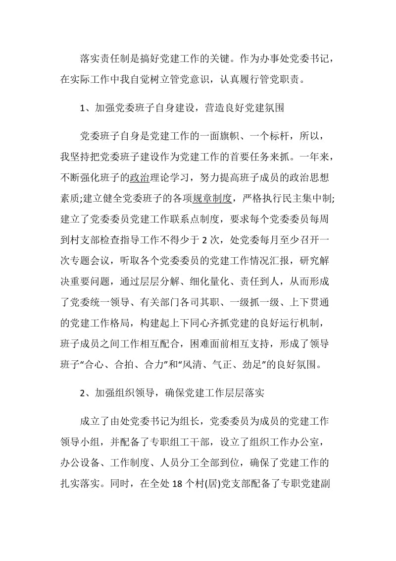 党建专项述职报告集锦.doc_第2页