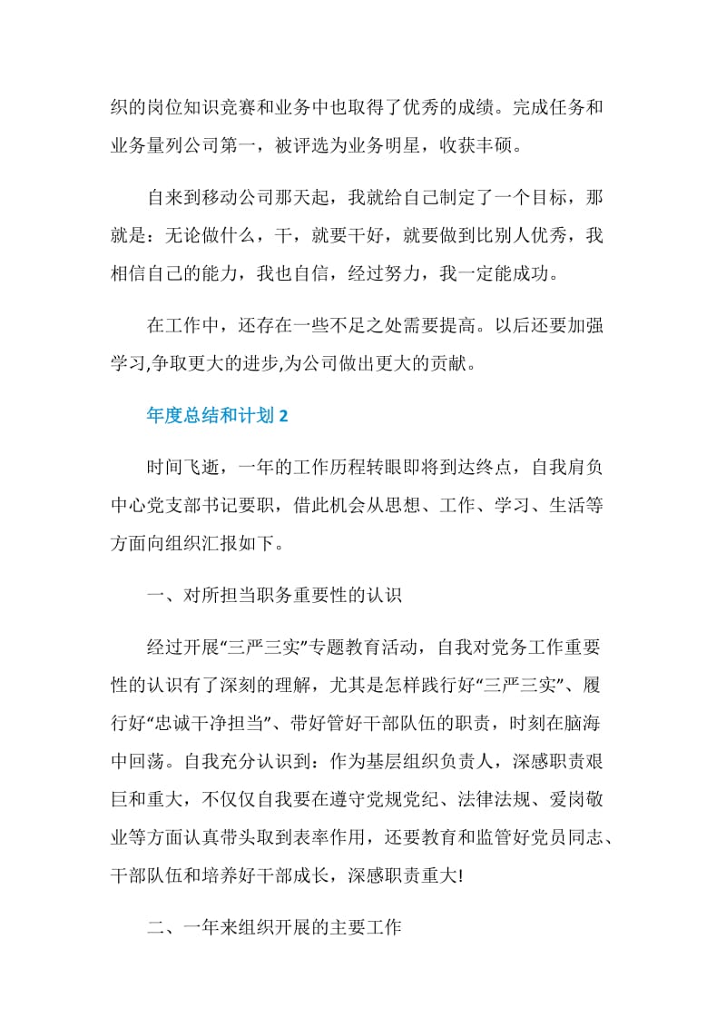 年度工作总结和计划.doc_第2页