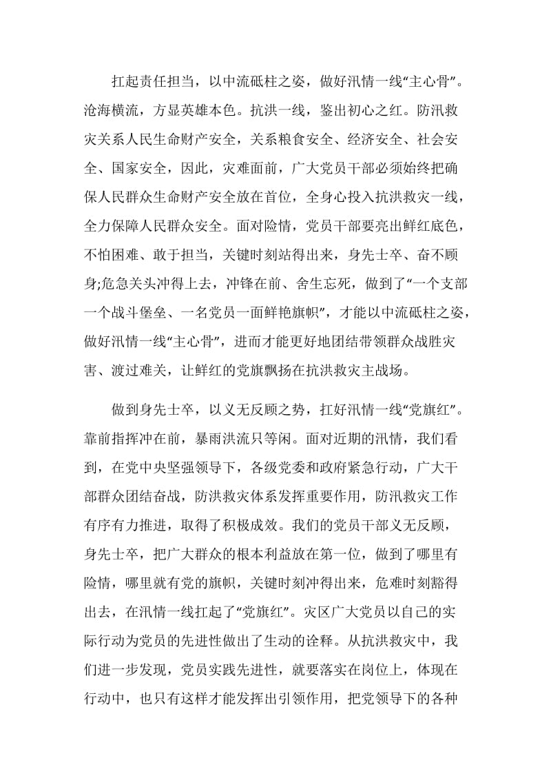 防汛救灾一线党旗高扬观后感心得2020.doc_第2页