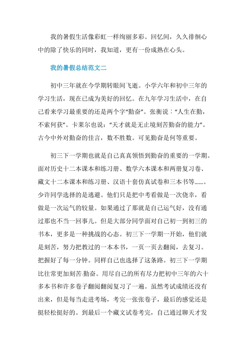 我的暑假总结十篇.doc_第3页