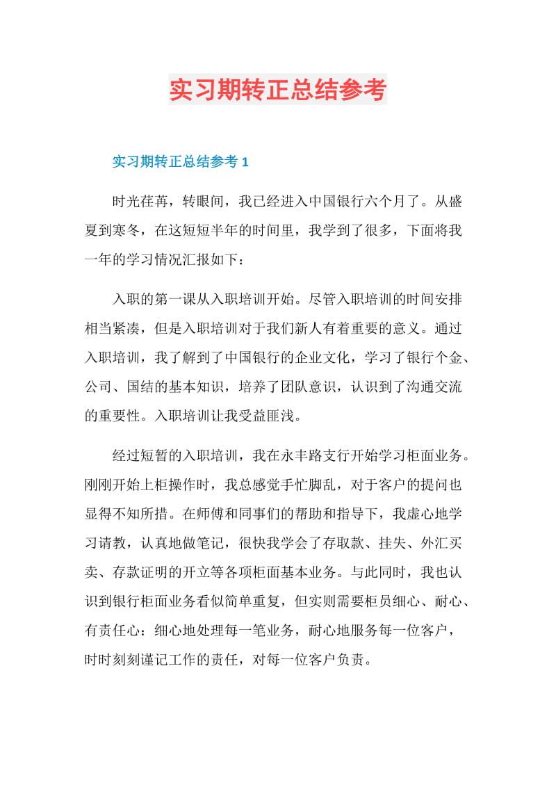 实习期转正总结参考.doc_第1页