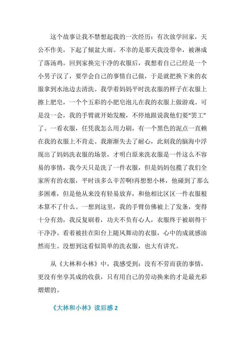 《大林和小林》读后感.doc_第2页