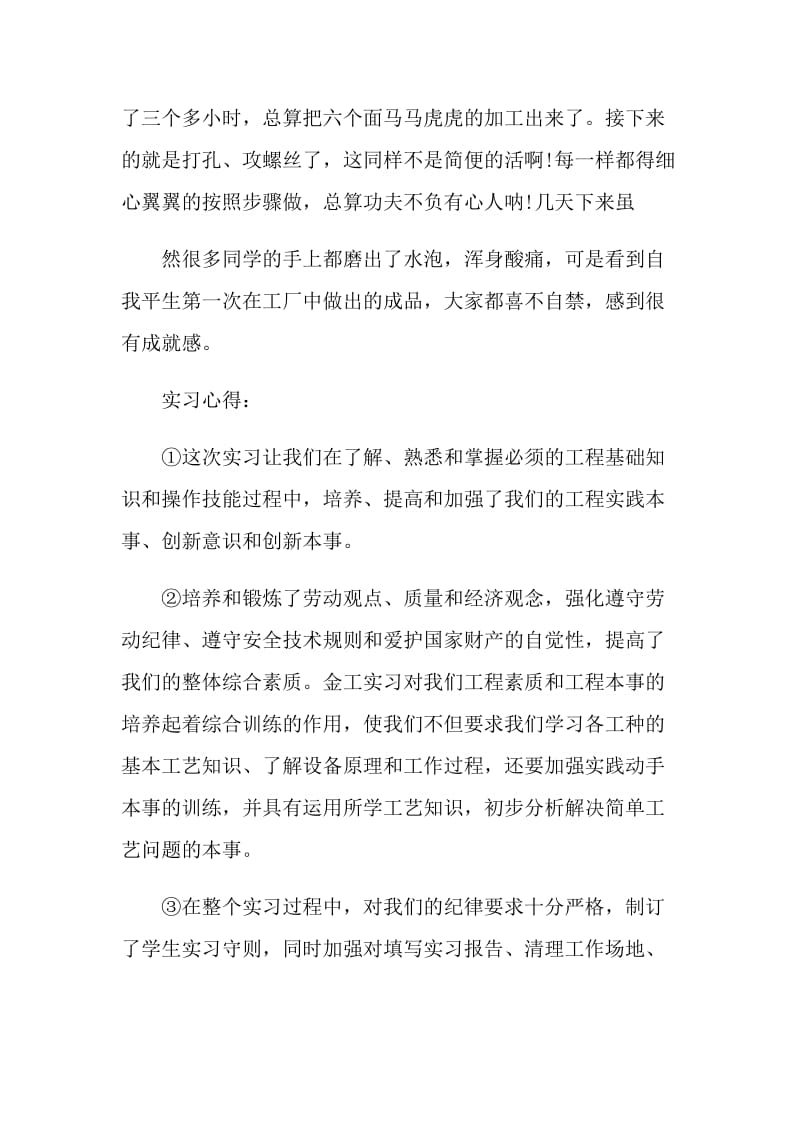 大学生钳工专业实习报告.doc_第3页