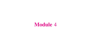 外研版四年级英语上册Module4习题课件.pptx
