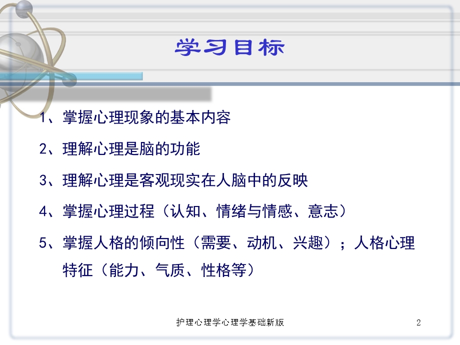 护理心理学心理学基础新版培训课件.ppt_第2页