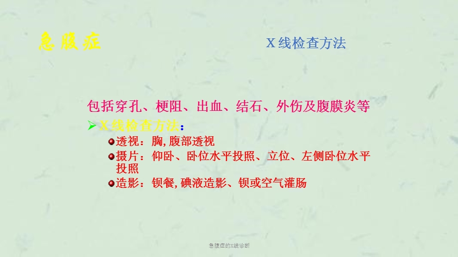 急腹症的X线诊断课件.ppt_第2页