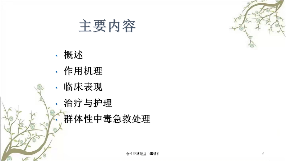 急性亚硝酸盐中毒课件.ppt_第2页