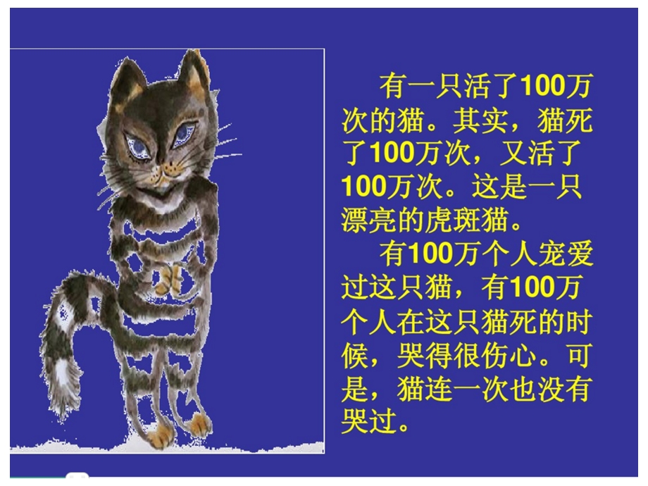 大班绘本故事：活了100万次的猫课件.ppt_第2页