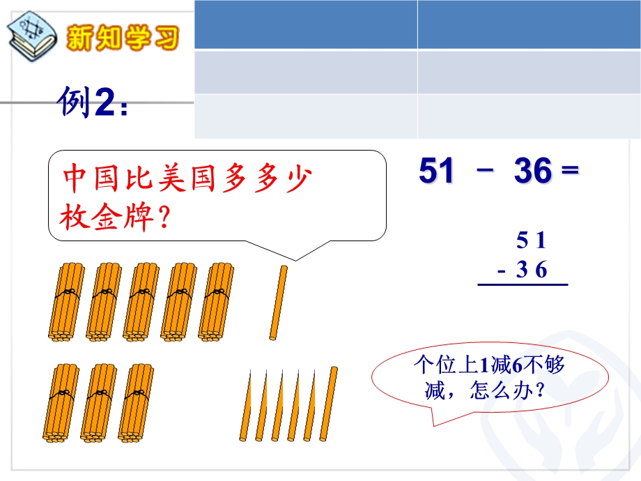 新人教版二年级数学退位减法ppt课件.ppt_第3页