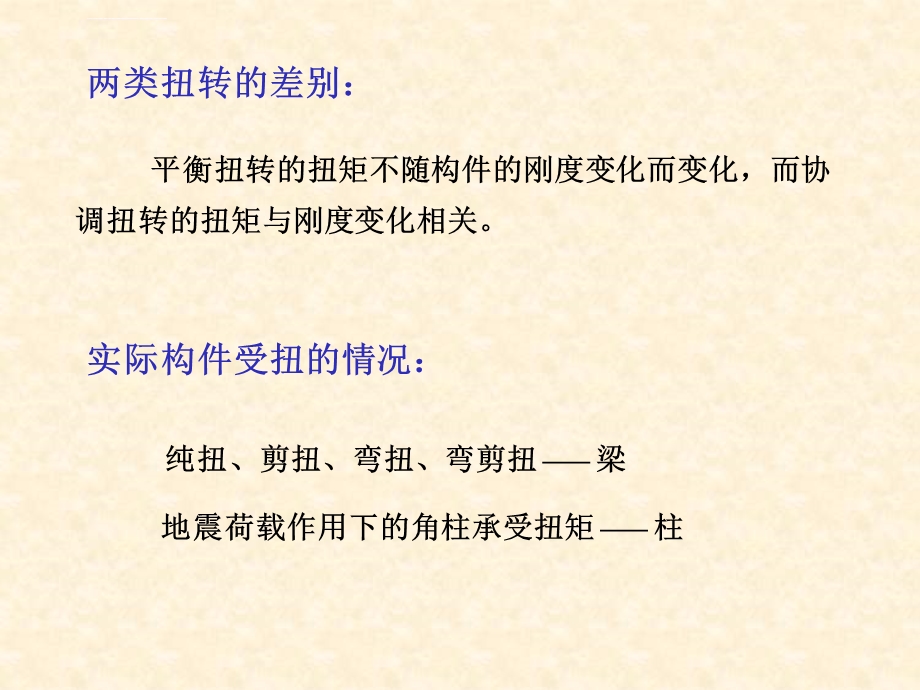 第七章钢筋混凝土受扭构件承载力计算ppt课件.ppt_第3页