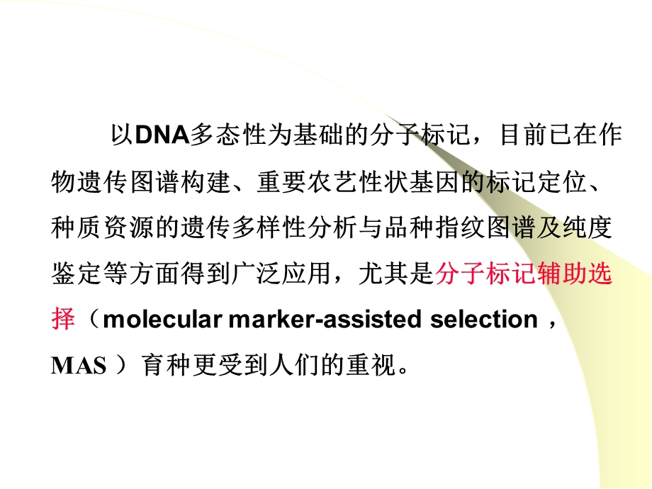 第17章分子标记辅助选择ppt课件.ppt_第3页