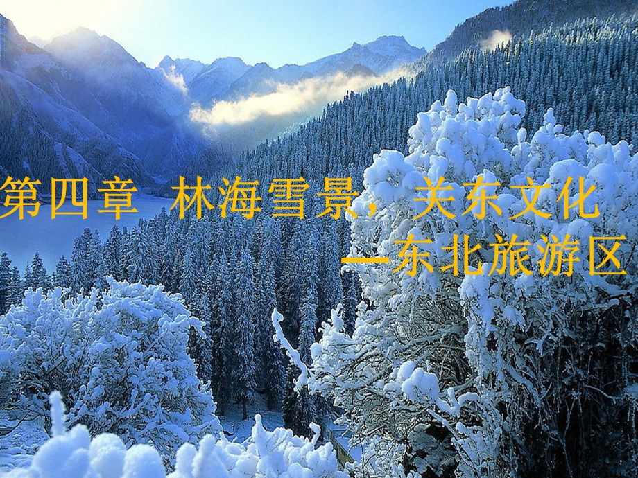 第一节东北旅游区概述ppt课件.ppt_第1页