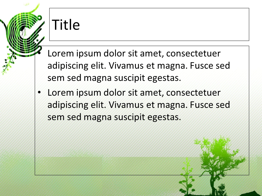 绿色花纹树木ppt模板课件.ppt_第2页