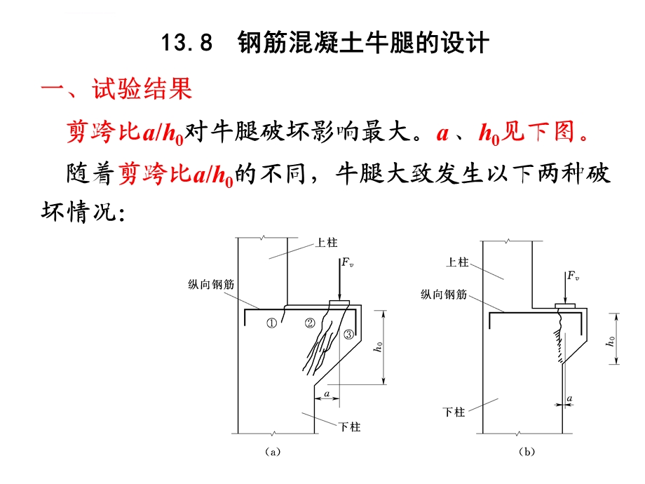 钢筋混凝土牛腿的设计ppt课件.ppt_第1页