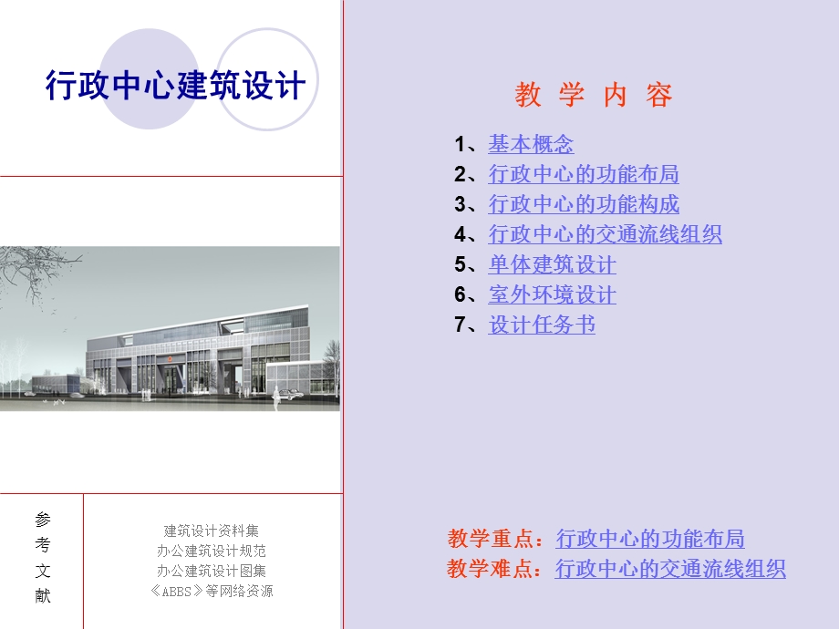 行政中心建筑设计ppt课件.ppt_第1页