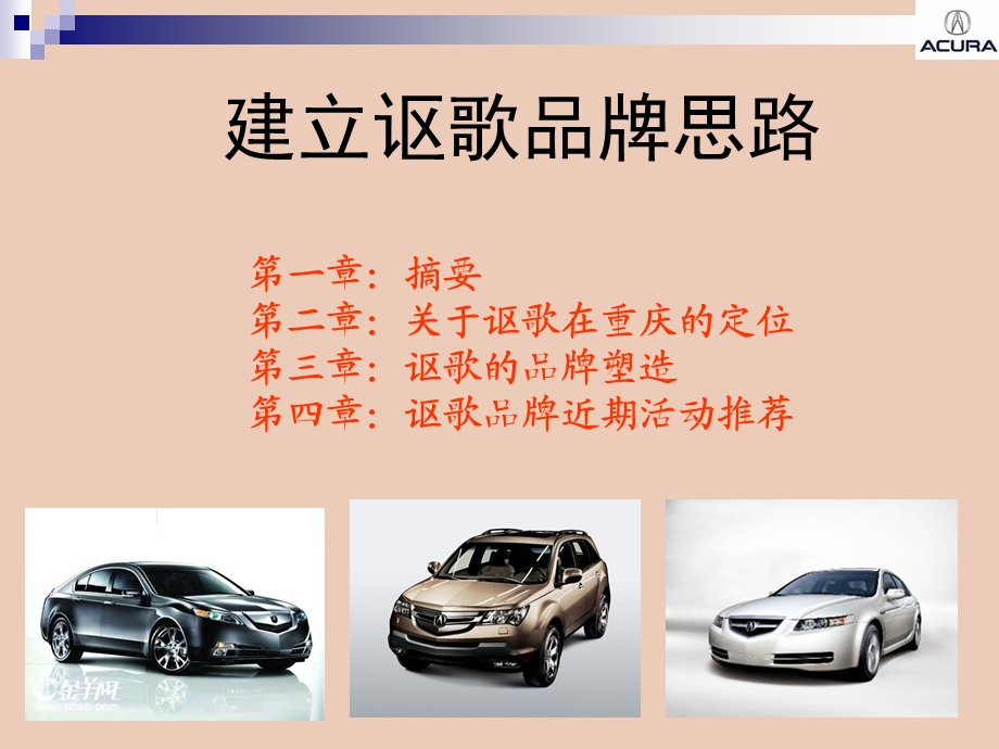 Acura讴歌宣传策略提案ppt课件.ppt_第2页