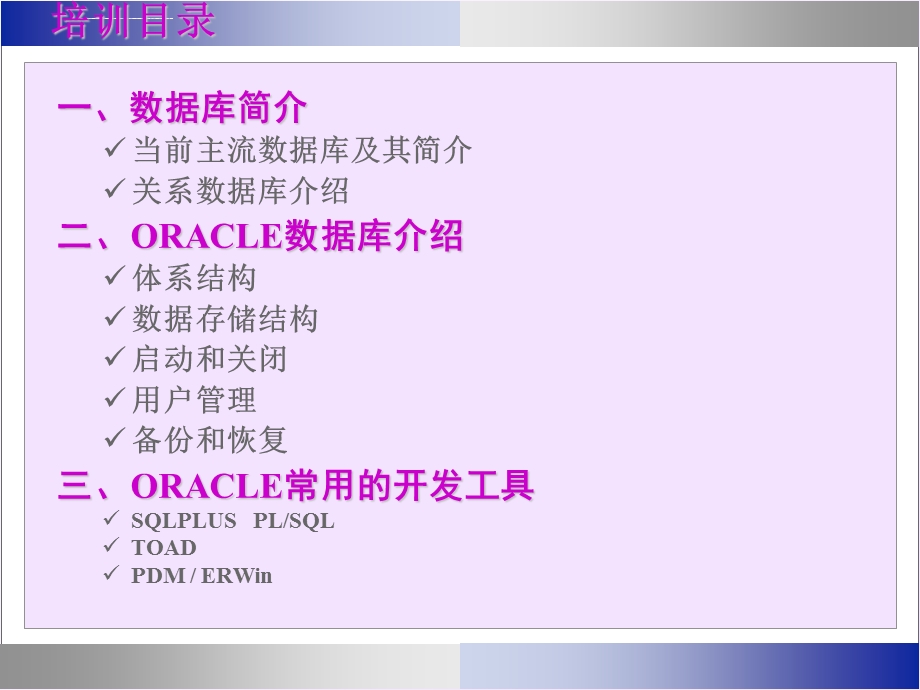 oracle数据库入门(培训ppt课件).ppt_第2页