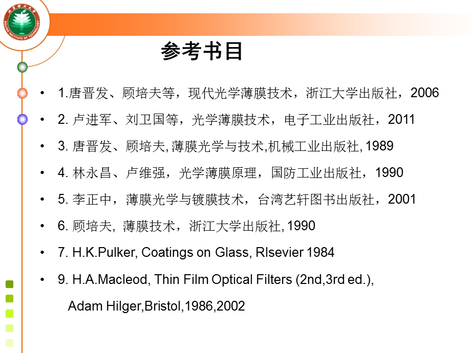 光学薄膜及其应用解析ppt课件.ppt_第2页