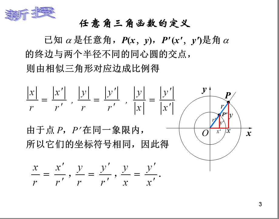 任意角三角函数的定义ppt课件.ppt_第3页