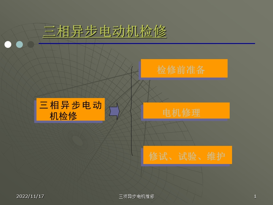 三相异步电动机检修ppt课件.ppt_第1页