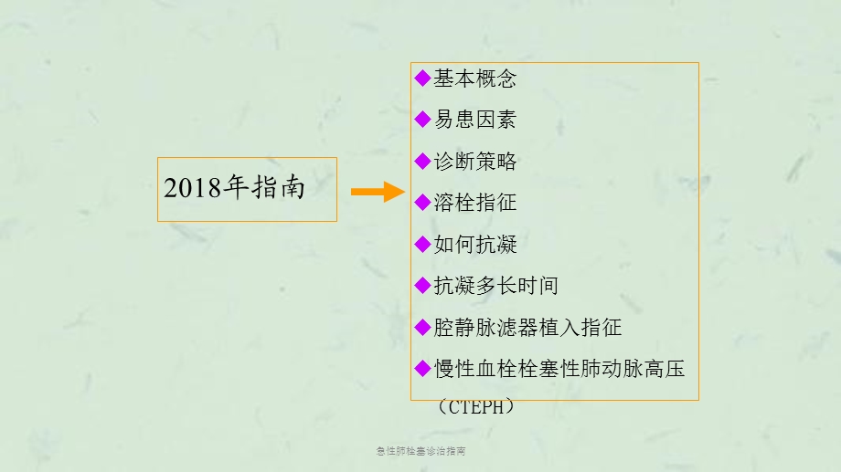 急性肺栓塞诊治指南课件.ppt_第3页