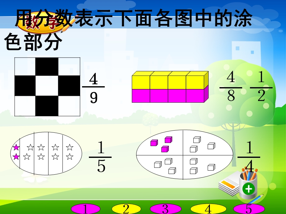 人教版数学五年级下册分数的意义和性质单元整理与复习ppt课件.ppt_第2页