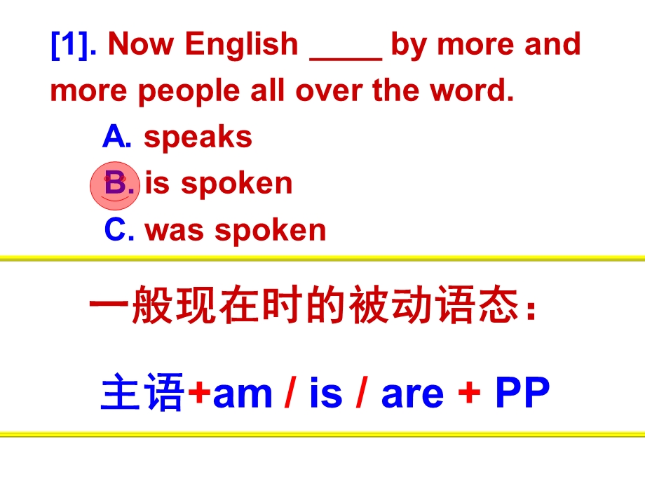 初中英语被动语态复习ppt课件.ppt_第3页