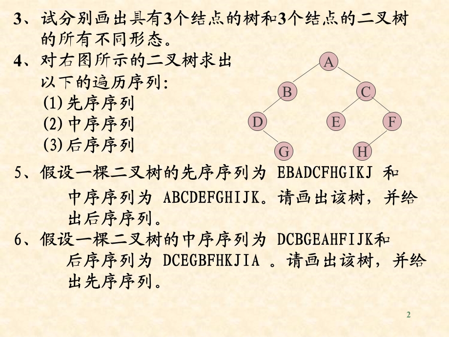 数据结构第六章作业及答案ppt课件.ppt_第2页