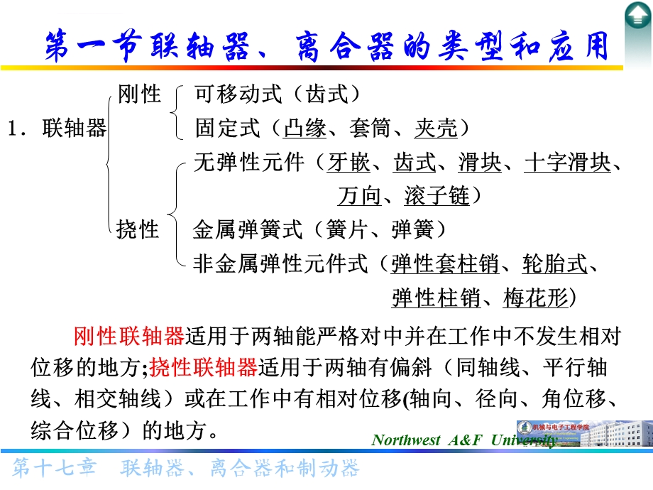 第十七章 联轴器、离合器和制动器ppt课件.ppt_第3页