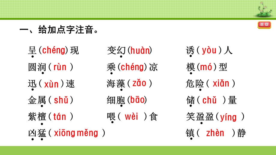 部编人教版语文三年级下册 第7单元复习 PPT课件.ppt_第2页