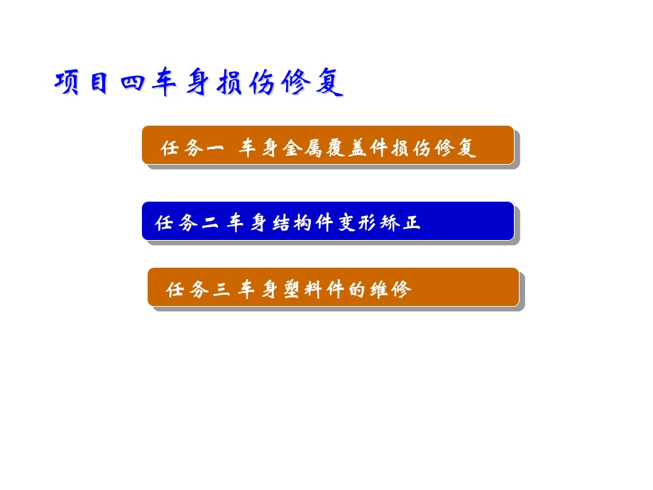 汽车钣金修复技术项目四课件.ppt_第1页