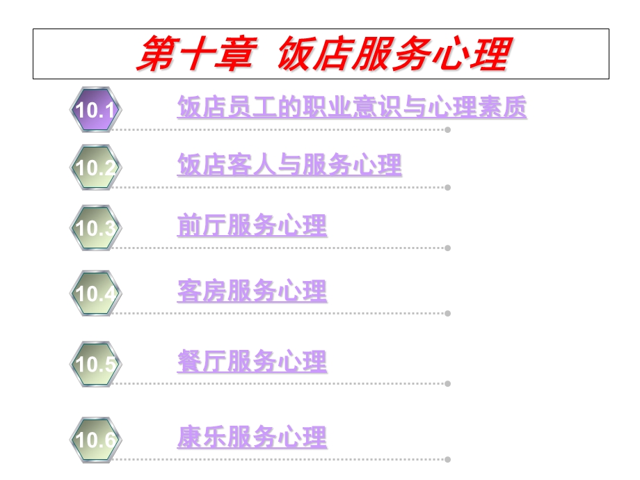 旅游心理学10饭店服务心理课件.ppt_第1页