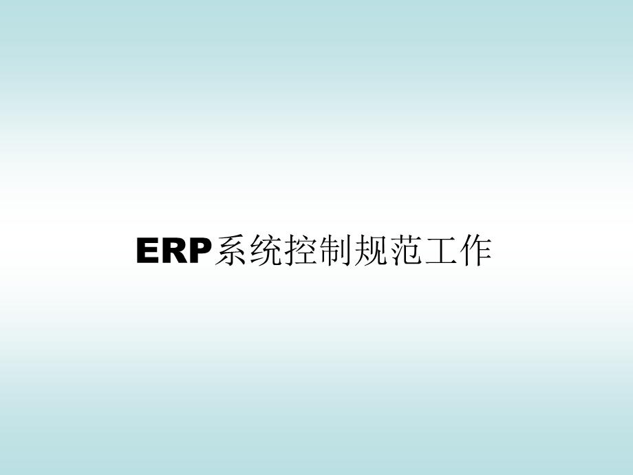 ERP系统控制规范工作课件.ppt_第1页