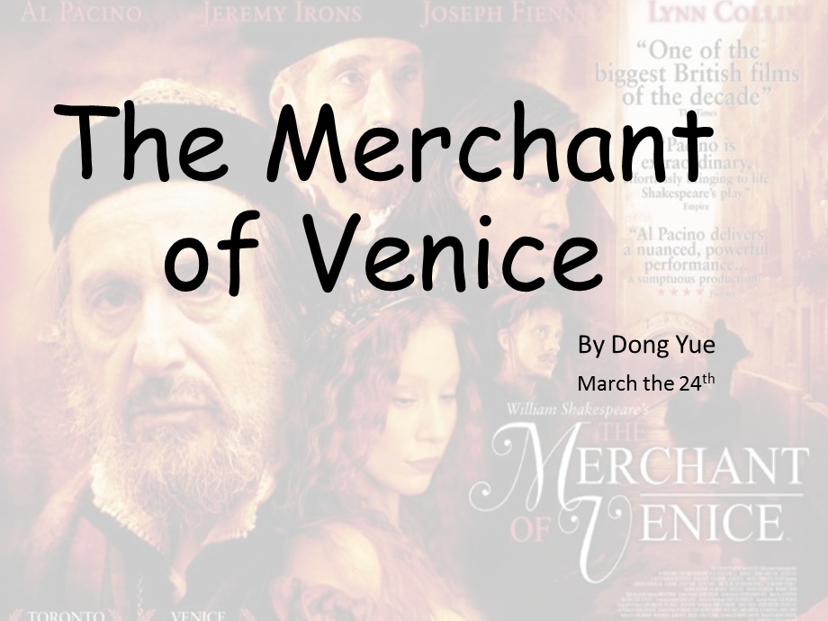 The-Merchant-of-Venice威尼斯商人梗概及简介课件.ppt_第1页