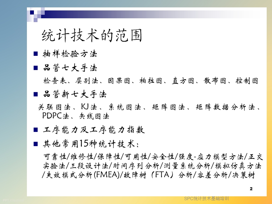 SPC统计技术基础培训课件.ppt_第2页