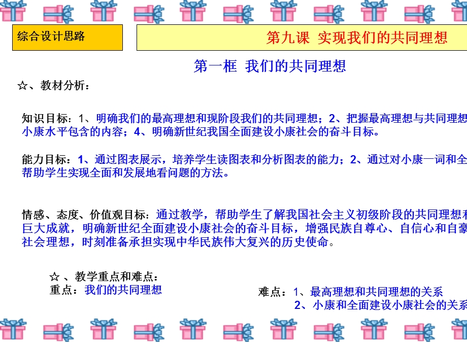 九年级思品下学期 第九课实现我们的共同理想 第一框我们的共同理想.ppt_第2页