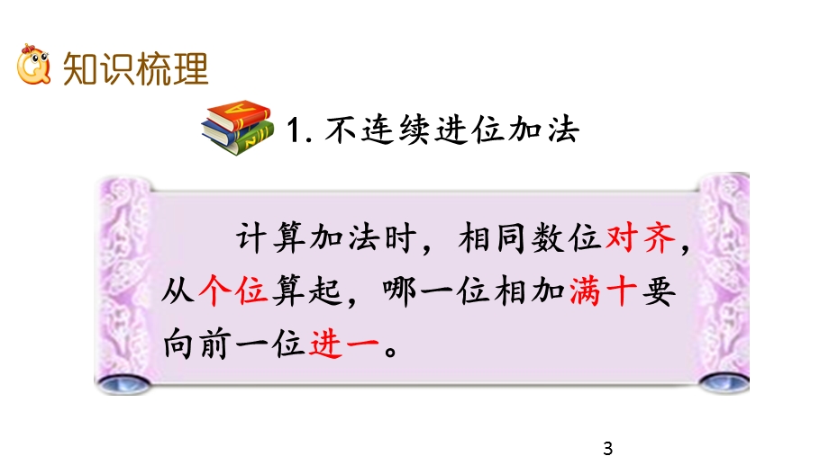 人教版三年级上册数学43整理和复习课件.pptx_第3页