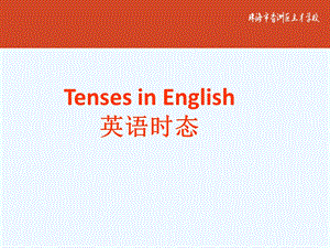 英语人教版八年级下册初中英语语法动词时态复习课件.pptx