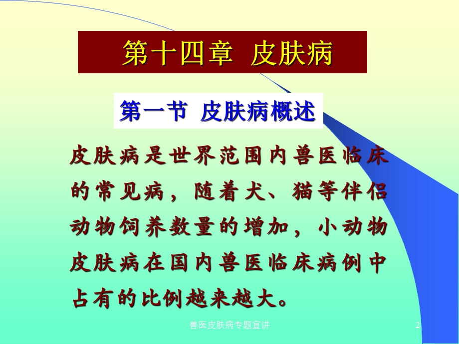 兽医皮肤病专题宣讲培训课件.ppt_第2页