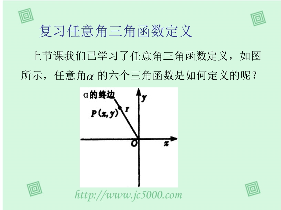 同角三角函数的基本关系式(一)解读ppt课件.ppt_第2页