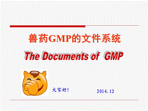 兽药GMP文件管理系统课件.ppt