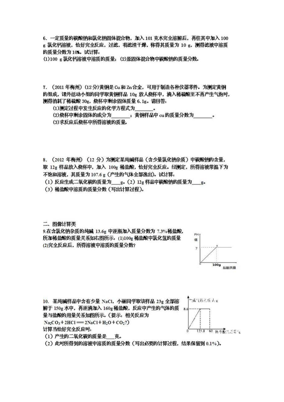 中考化学应用题类型集锦.docx_第2页