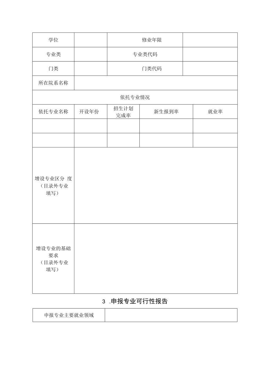 河南省高等院校医药卫生类专业申请表（本科专科）.docx_第3页