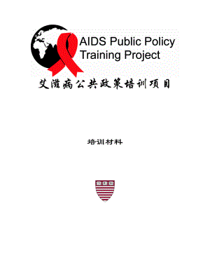 艾滋病公共政策培训项目.docx