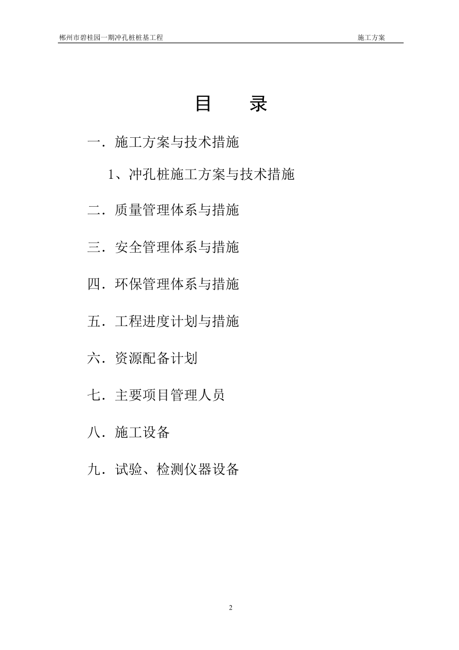 (冲孔桩)桩基础施工组织设计.docx_第2页