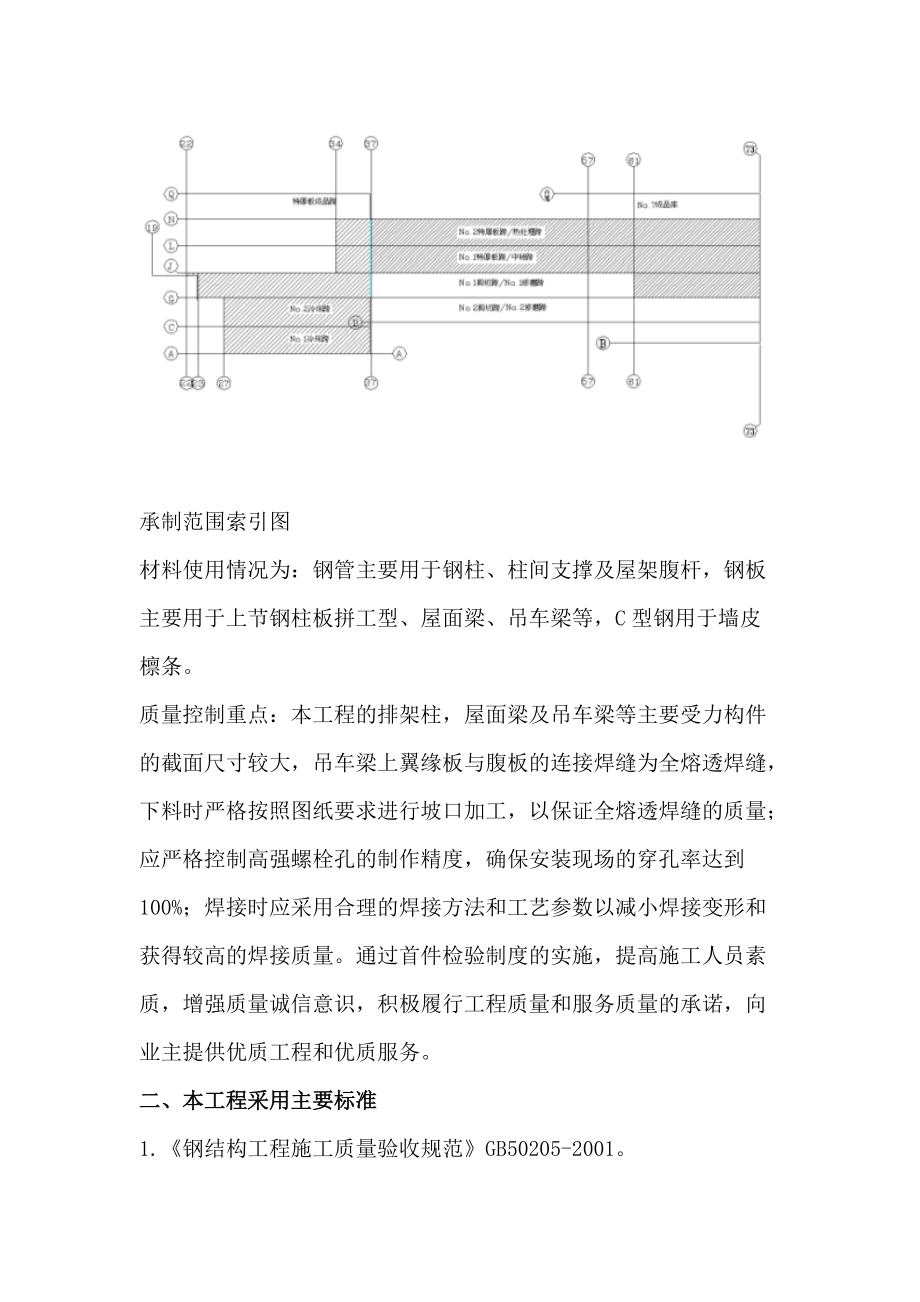 某钢铁基地项目主厂房钢结构施工组织设计.docx_第3页