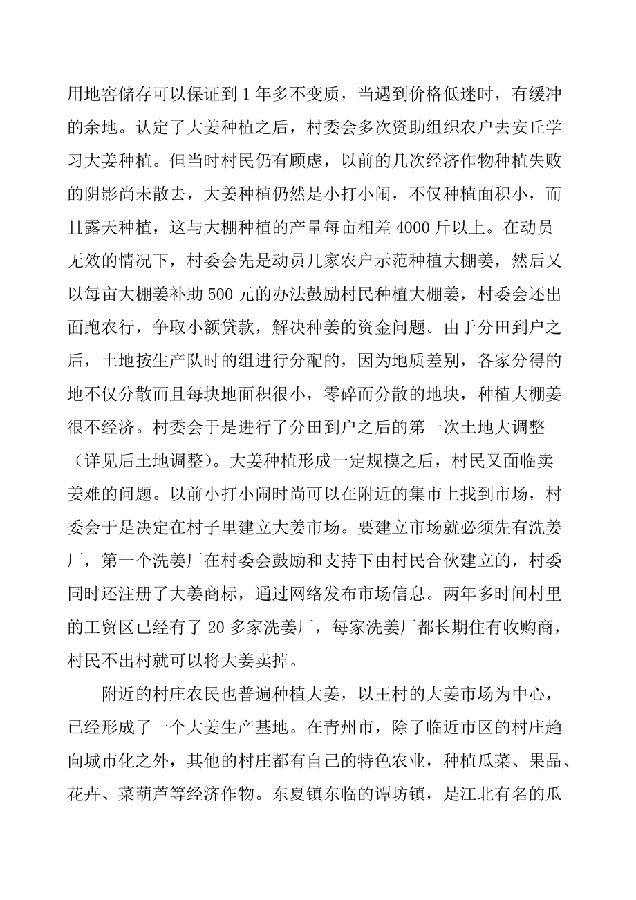 关于山东青州王村的调查报告.docx_第3页