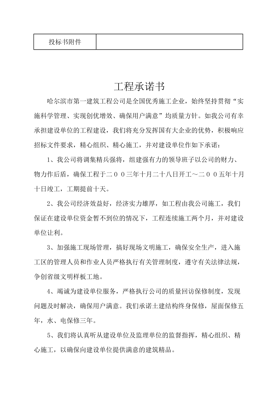 哈尔滨中浩华尔街广场工程投标书.docx_第3页